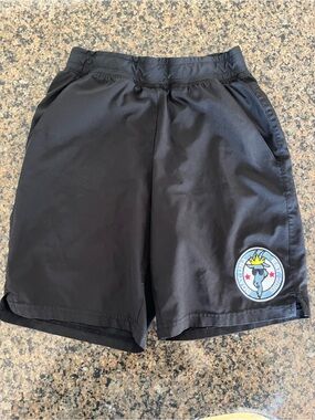 GOAT USA youth Medium Black Athletic Shorts